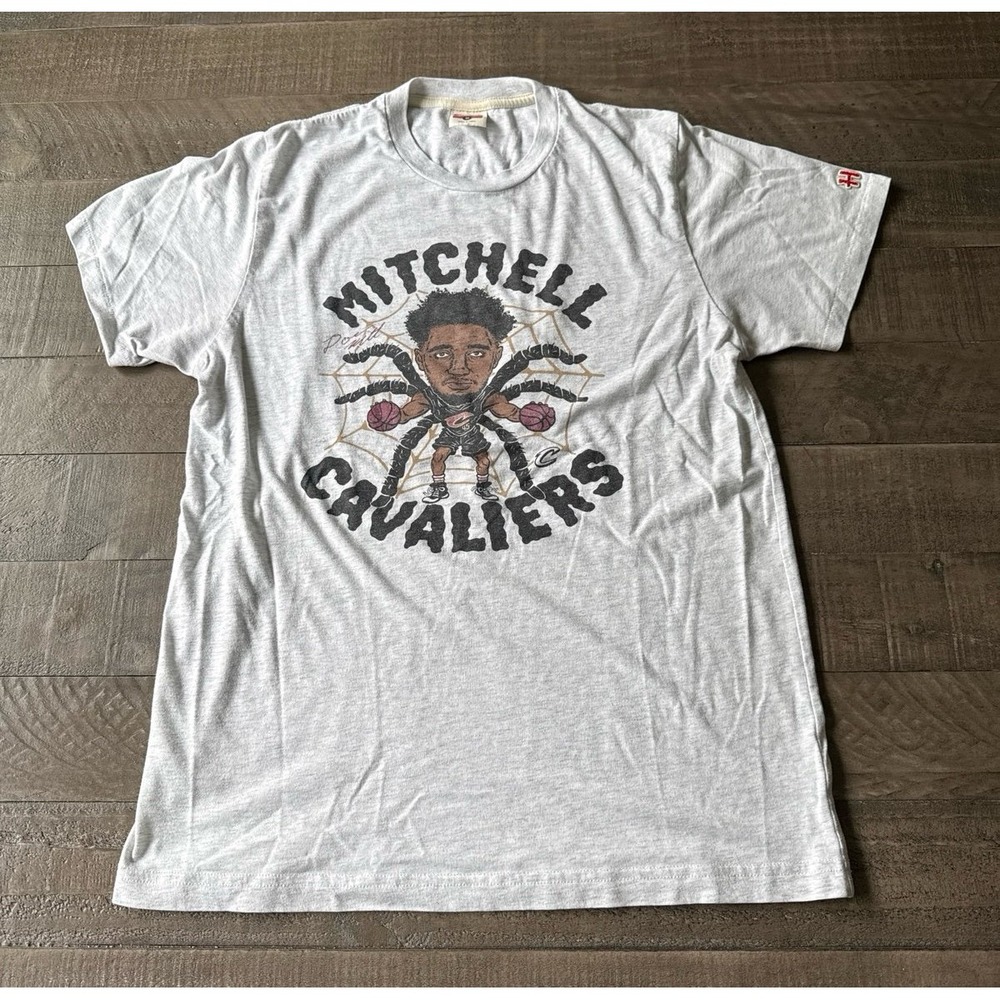 Homage Cleveland Cavaliers Donovan Mitchell "Spida" T-Shirt Size Medium